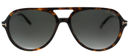 Tom Ford TF0331 Aviator Sunglasses in Dark Havana, front view