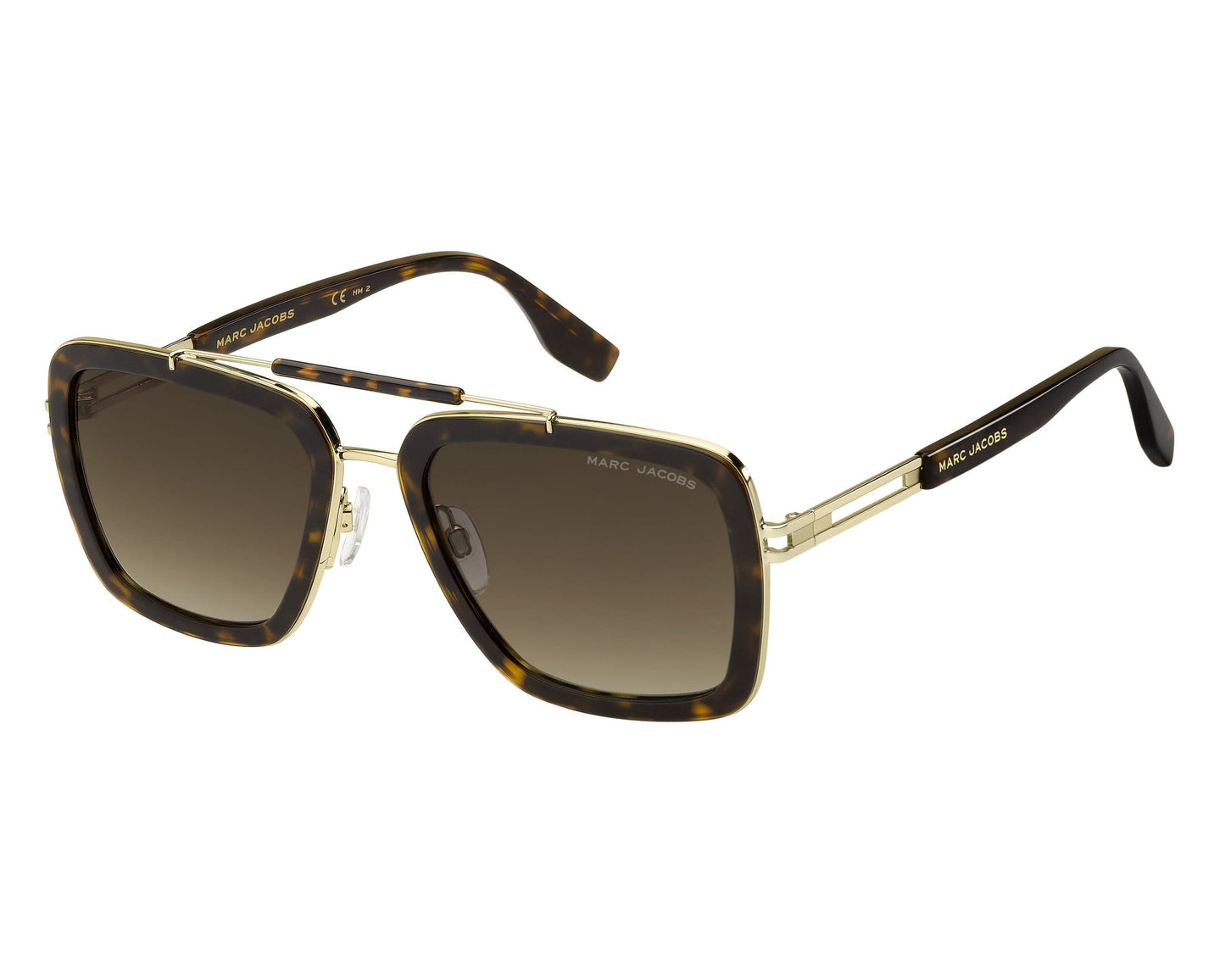 Marc Jacobs MARC 674/S Pilot Sunglasses in Brown Gradient / Havana, front view