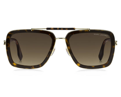 Marc Jacobs MARC 674/S Pilot Sunglasses in Brown Gradient / Havana, side view