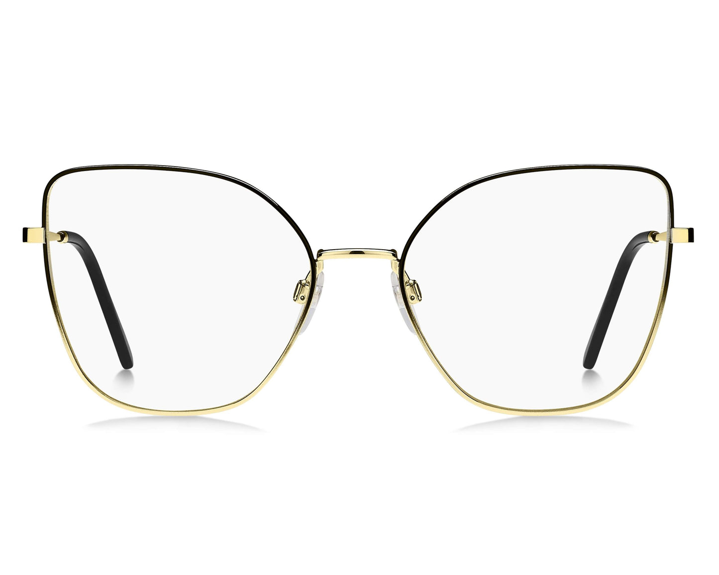 Marc Jacobs MARC704 Butterfly Eyeglasses in Black / Gold, angle view