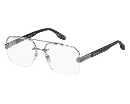 Marc Jacobs MARC714 Aviator Eyeglasses in Grey Horn, front view