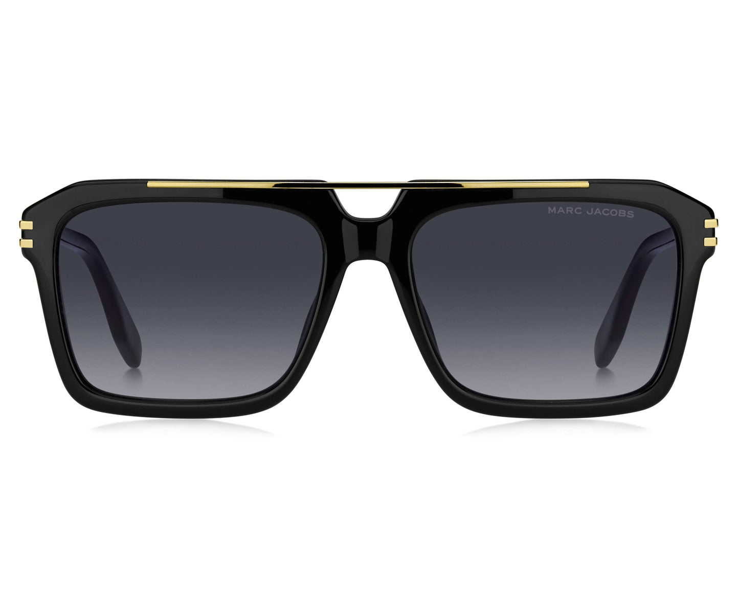 Marc Jacobs MARC752/S Square Sunglasses in Grey Gradient / Black, angle view