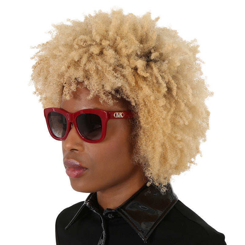Michael Kors MK2193/S Square Sunglasses in Brown/Red, angle view