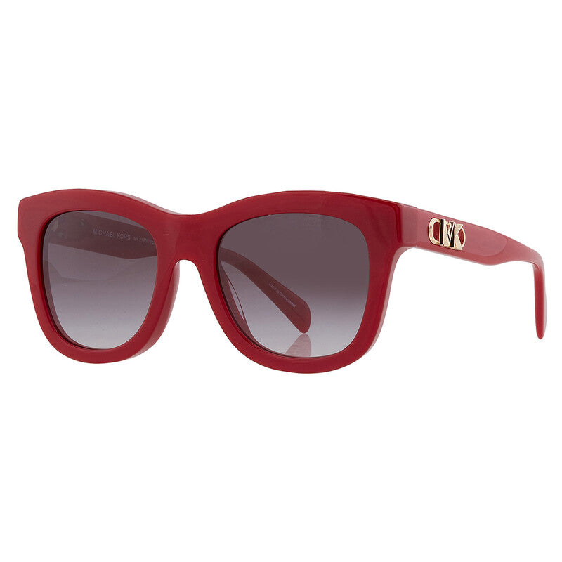 Michael Kors MK2193/S Square Sunglasses in Brown/Red, side view