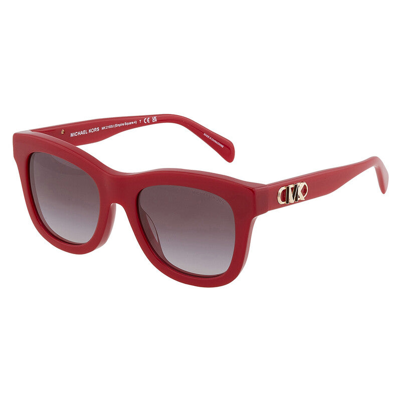 Michael Kors MK2193/S Square Sunglasses in Brown/Red, angle view
