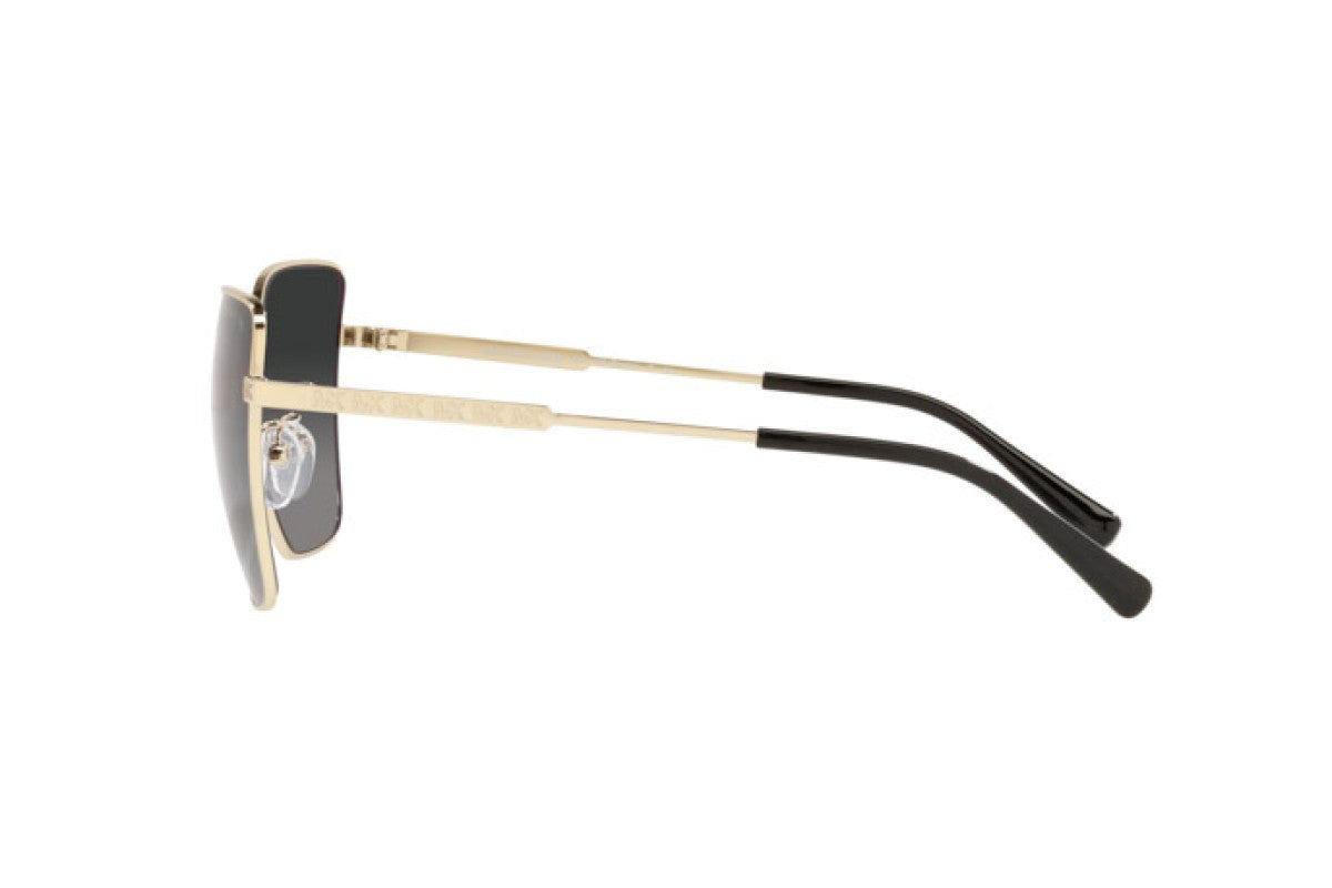 Michael Kors MK1108/S Butterfly Sunglasses in Light Grey Gradient Light Gold, side view