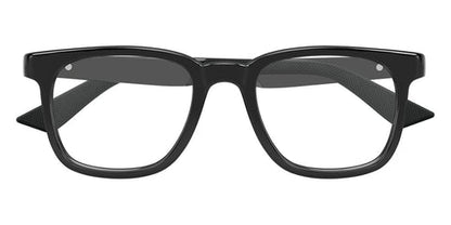 Montblanc MB0433O Square Eyeglasses in Shiny Black, side view
