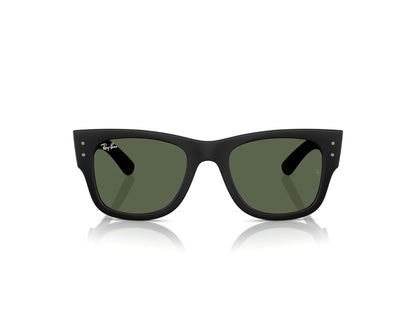 Ray-Ban RB4840 Rectangle Sunglasses in Green / Black Sand, front view