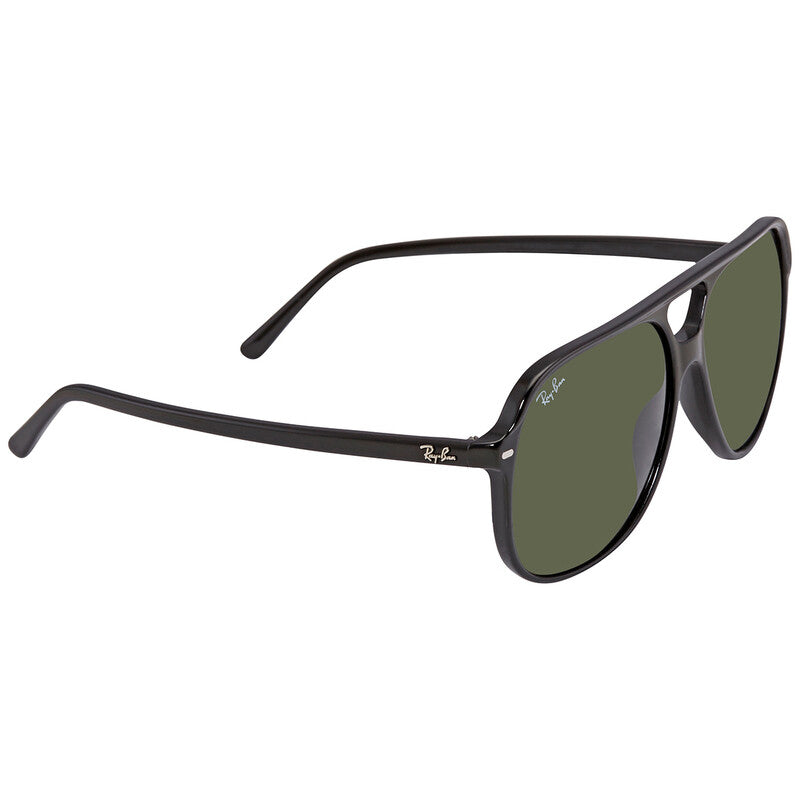 Ray-Ban RB2198 Square Sunglasses in Green Classic G-15 / Black, side view
