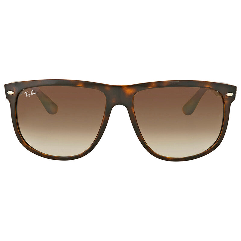 Ray-Ban RB4147 Rectangular Sunglasses in Brown Gradient / Havana, front view