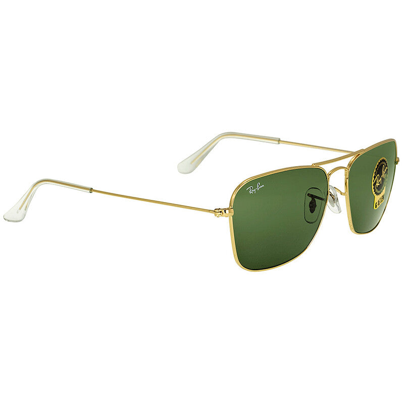 Ray-Ban RB3136 Square Sunglasses in G-15 Green / Gunmetal, side view