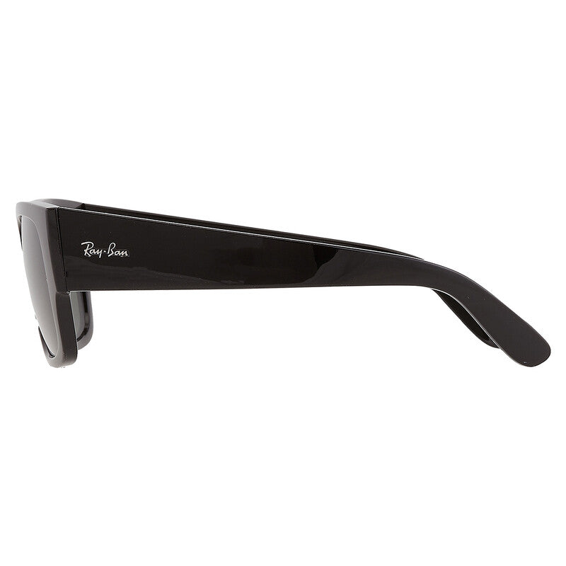 Ray-Ban RB0947 Rectangle Sunglasses in Green/Black, back view