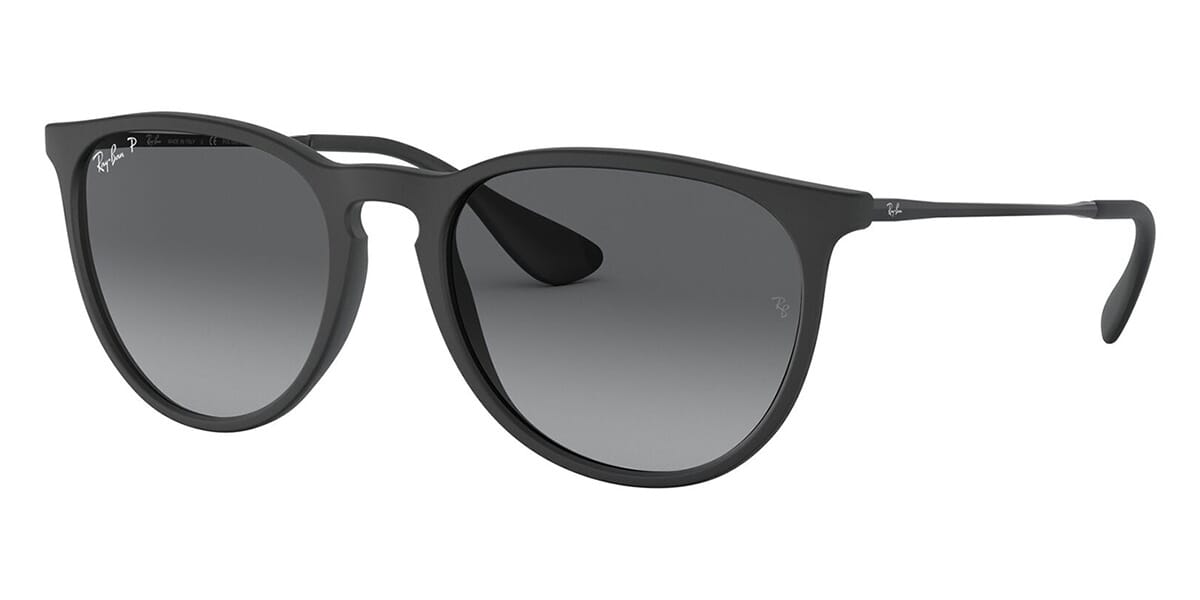 Ray-Ban RB4171 Round Sunglasses in Grey Gradient / Black, front view
