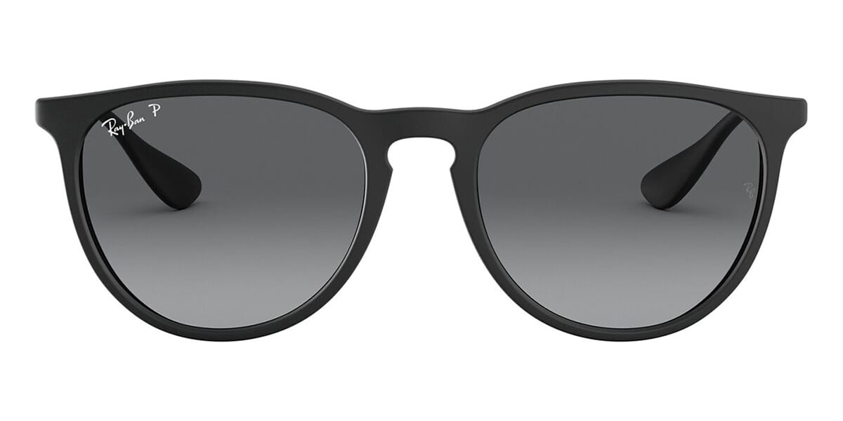 Ray-Ban RB4171 Round Sunglasses in Grey Gradient / Black, side view
