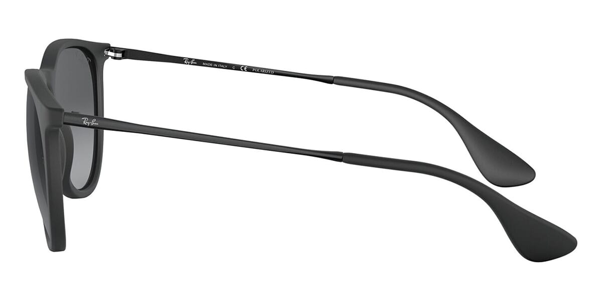 Ray-Ban RB4171 Round Sunglasses in Grey Gradient / Black, angle view