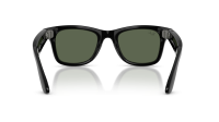 Rayban RW4012 in Solid Green Lenses With Black Frame, detail view