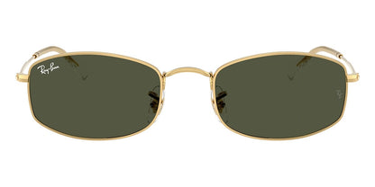 Ray-Ban RB3832 Geometric Sunglasses in Green / Arista Gold, side view
