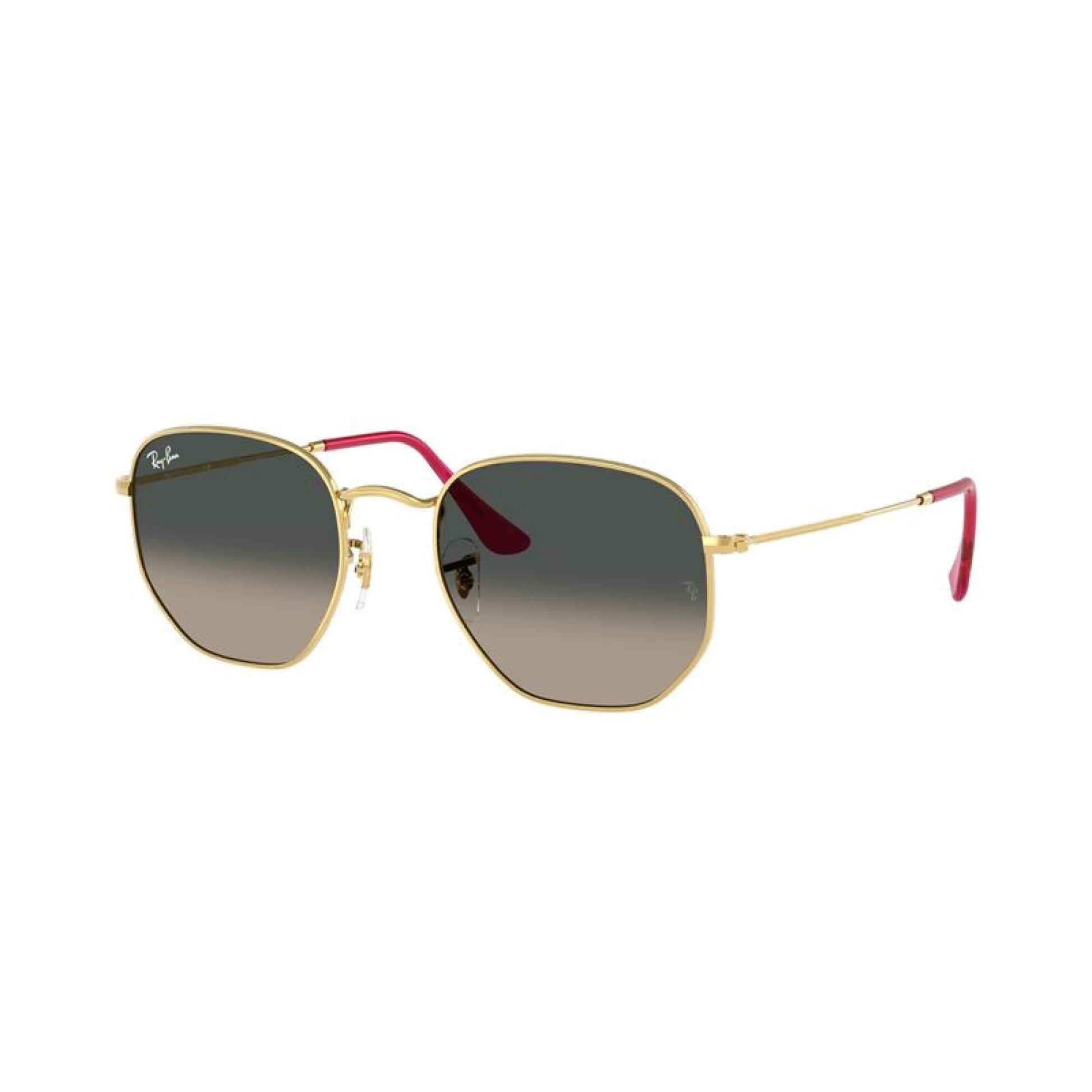 Ray-Ban RB3548N Geometric Sunglasses in Gold, front view