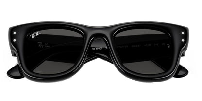 Ray-Ban RB4940B Square Sunglasses in Grey / Black Crystal, angle view