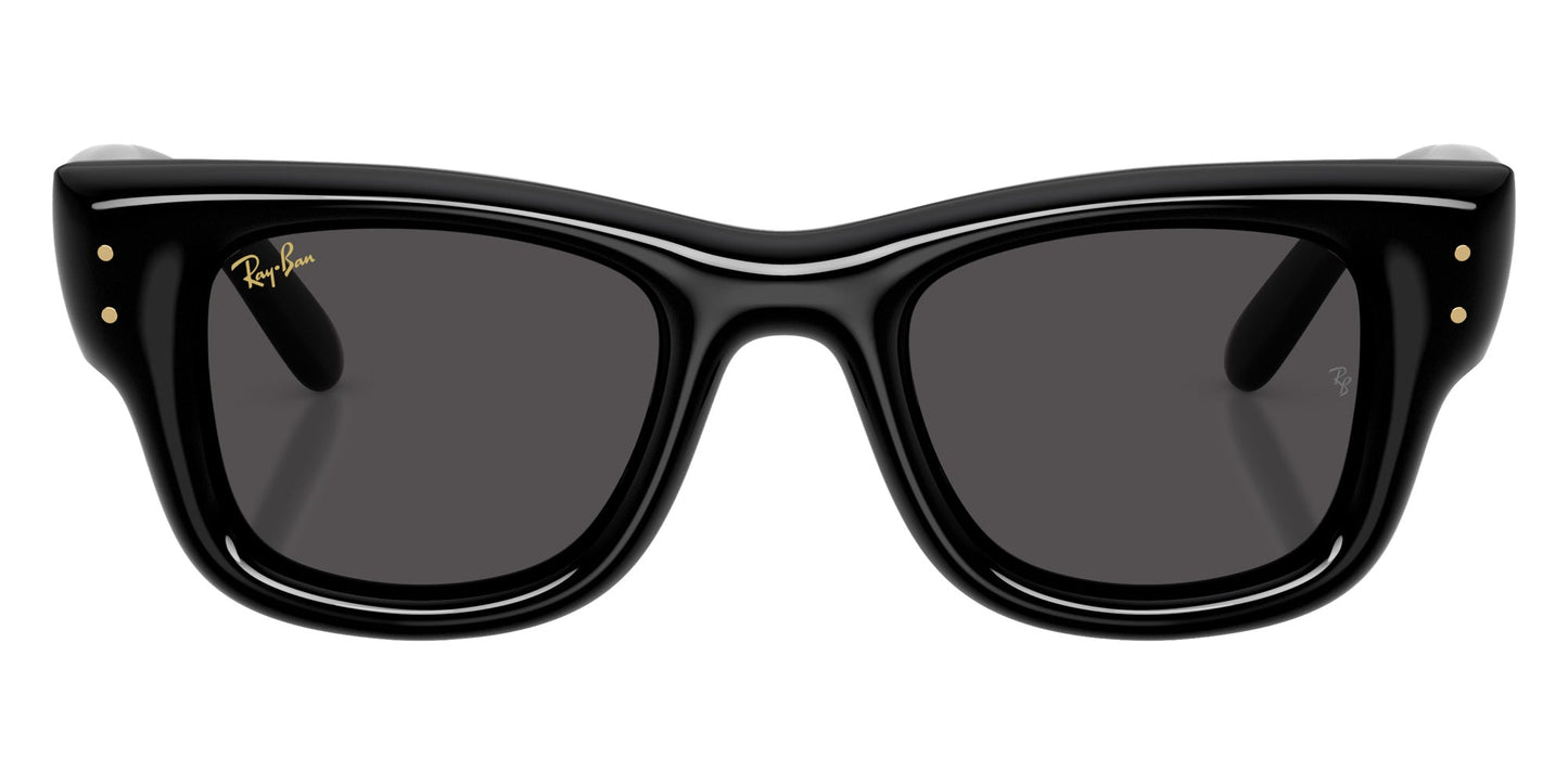 Ray-Ban RB4940 Square Sunglasses in Grey / Black, front view