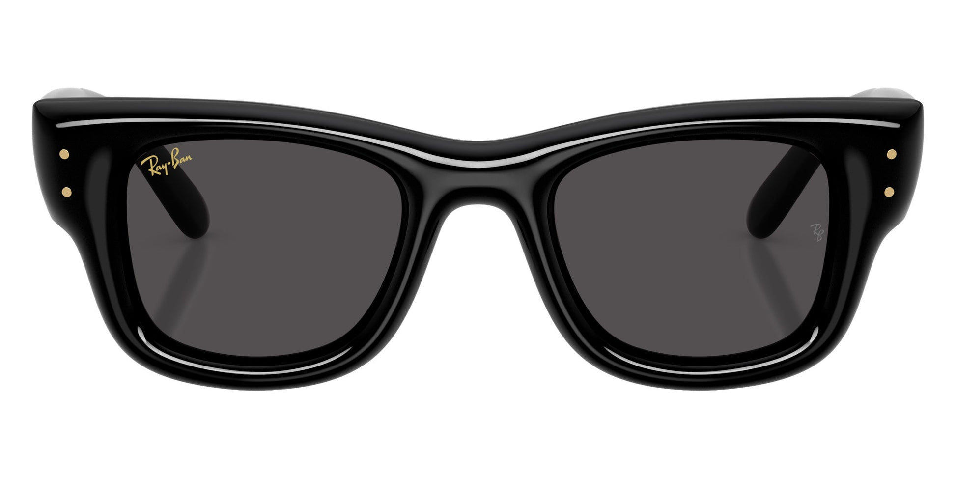 Ray-Ban RB4940 Square Sunglasses in Grey / Black, front view