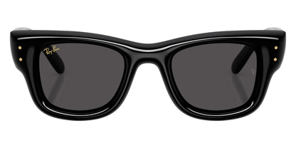 Ray-Ban RB4940 Square Sunglasses in Grey / Black, front view
