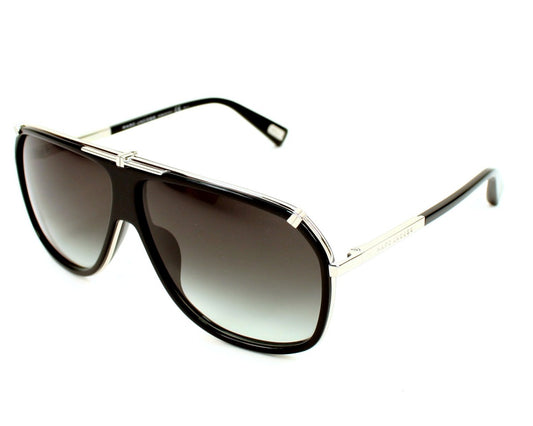 Marc Jacobs MJ305/S Square Sunglasses in Black And Palladium, front view