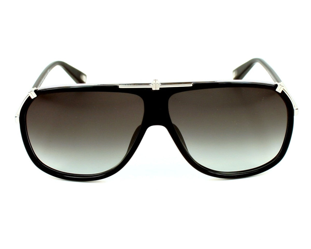 Marc Jacobs MJ305/S Square Sunglasses in Black And Palladium, side view