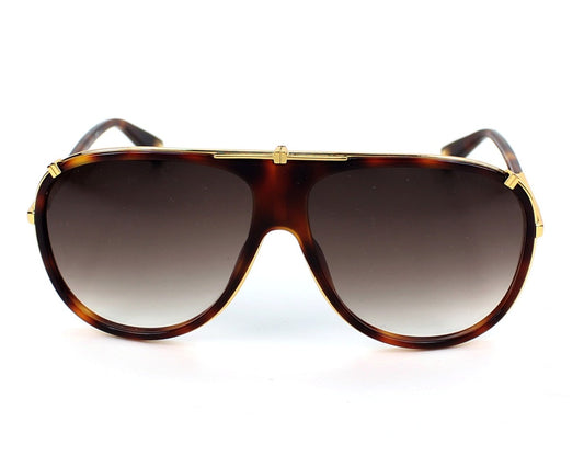 Marc Jacobs MJ306/S Pilot Sunglasses in Grey Gradient / Havana Gold, front view