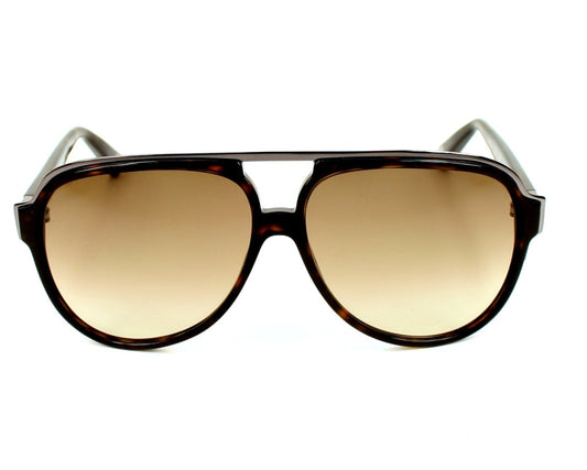 Marc Jacobs MJ421/S Pilot Sunglasses in Brown Gradient Dark Havana, side view