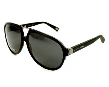 Marc Jacobs MJ421/S Pilot Sunglasses in Matte Black, front view