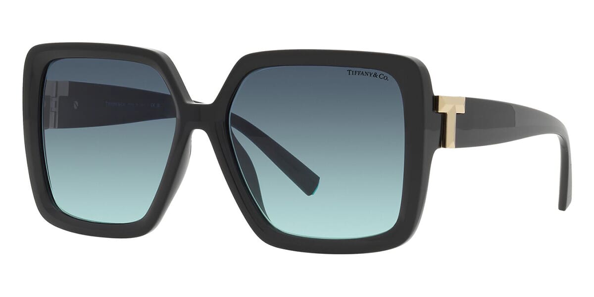 Tiffany & Co. TF4206U/S Butterfly Sunglasses in Azure Blue Gradient Black, front view