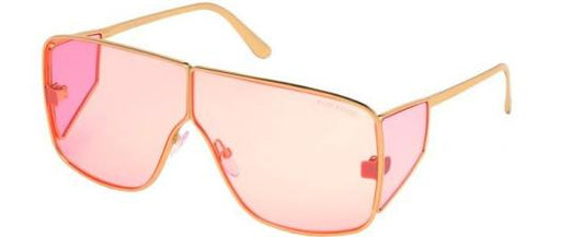 Tom Ford TF0708 Pilot Sunglasses in Pink / Gold, front view