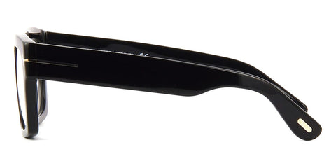 Tom Ford TF5634-B Square Eyeglasses in Shiny Black, side view
