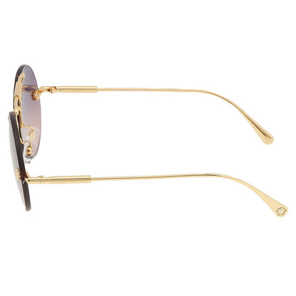 Versace VE2244 Round Sunglasses in Blue Gradient Pink / Gold, side view