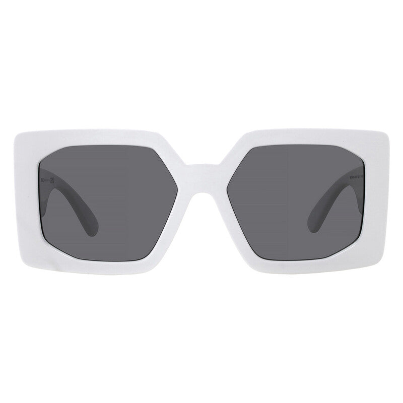 Versace VE4478U/S Square Sunglasses in Dark Grey / White, front view