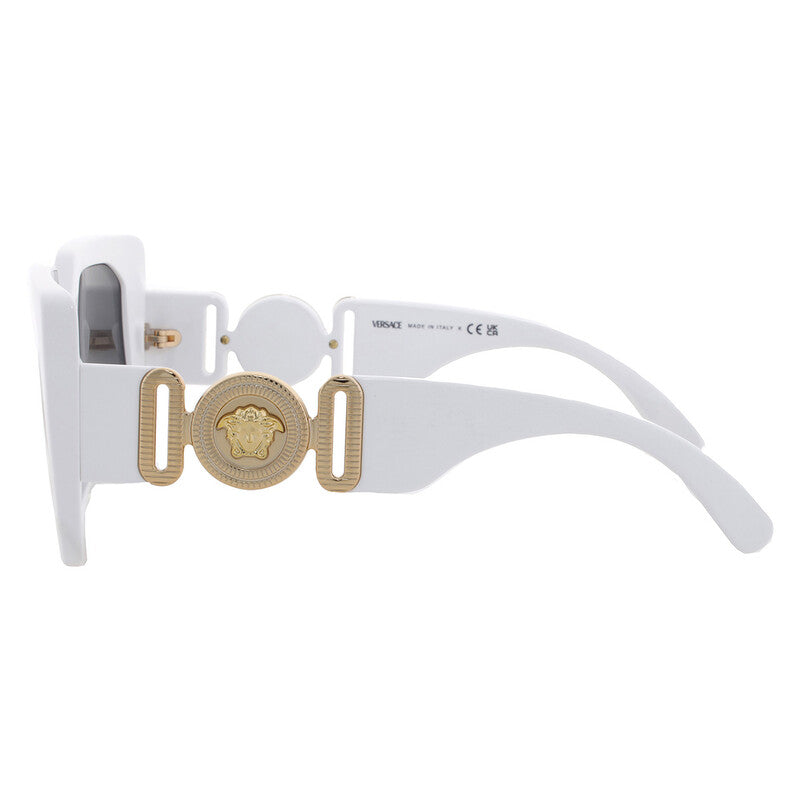 Versace VE4478U/S Square Sunglasses in Dark Grey / White, back view