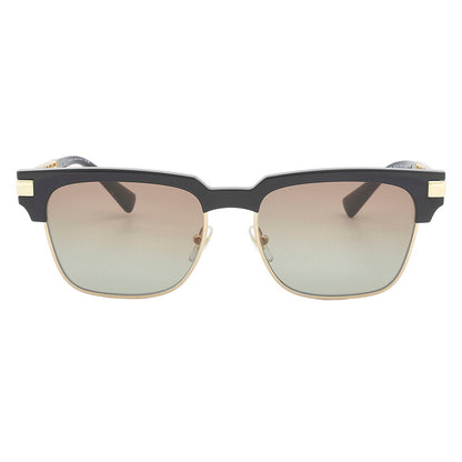 Versace VE4447S Square Sunglasses in Green/Brown / Black On Gold, front view