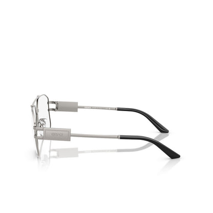 Versace VE1302 Aviator Eyeglasses in Gunmetal Frame, side view