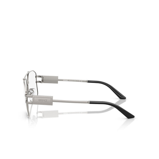 Versace VE1302 Aviator Eyeglasses in Gunmetal Frame, side view