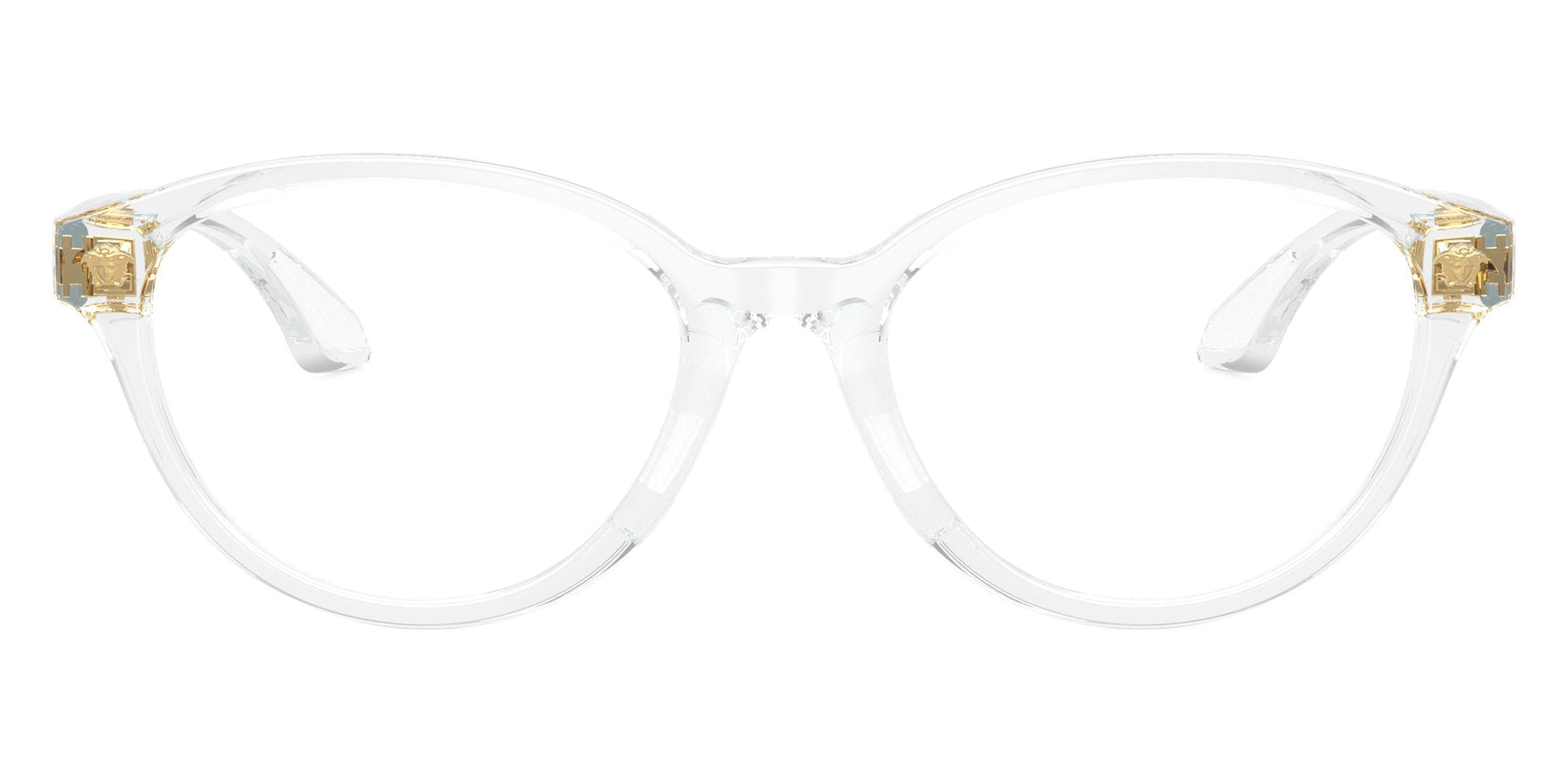 Versace VK3014U Wayfarer Eyeglasses in Crystal, front view