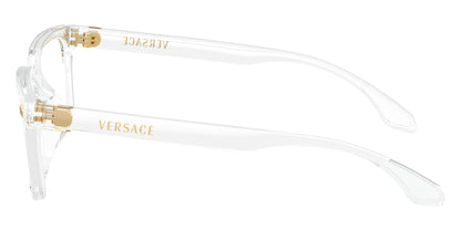 Versace VK3015U Rectangle Eyeglasses in Clear / Crystal, side view