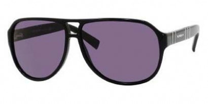 Saint Laurent YSL2288/S Round Sunglasses in Smoke / Black, back view