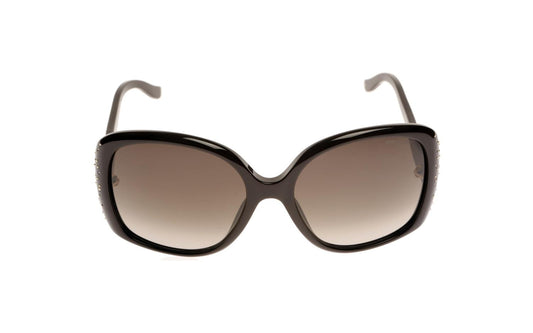 Jimmy Choo ZETA/S Round Sunglasses in Graduated Brown / Brown, front view