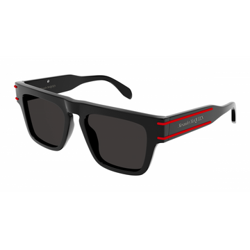 SOLID GARY LENSES WITH BLACK FRAME