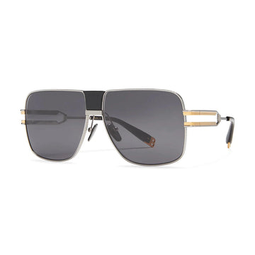 GRAY GRADIENT LENSES WITH GOLD GRAY FRAME