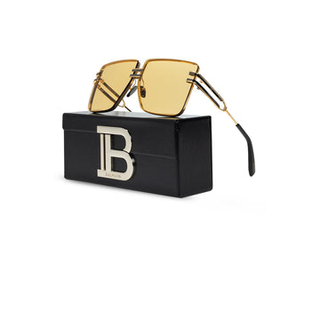 YELLOW LENSES WITH GOLD FRAME