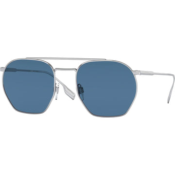 BLUE LENSES WITH SILVER FRAME