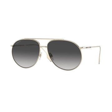 GRAY GRADIENT LENSES WITH LIGHT GOLD FRAME