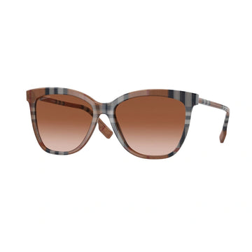 BROWN GRADIENT LENSES WITH BURBERRY CHAK FRAME